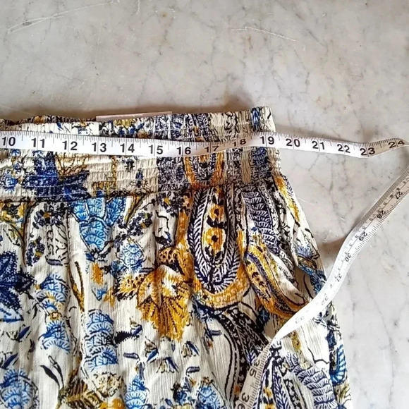 Maurices Pants Womens 1X NWT Boho Print Wide Leg Flowy Paisley Floral Vacation - Picture 5 of 9
